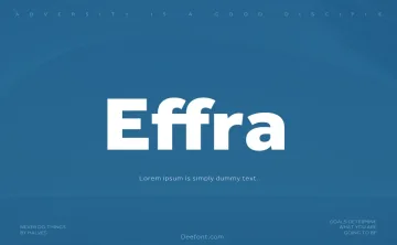 Effra Font Family