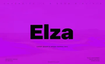 Elza Font Family