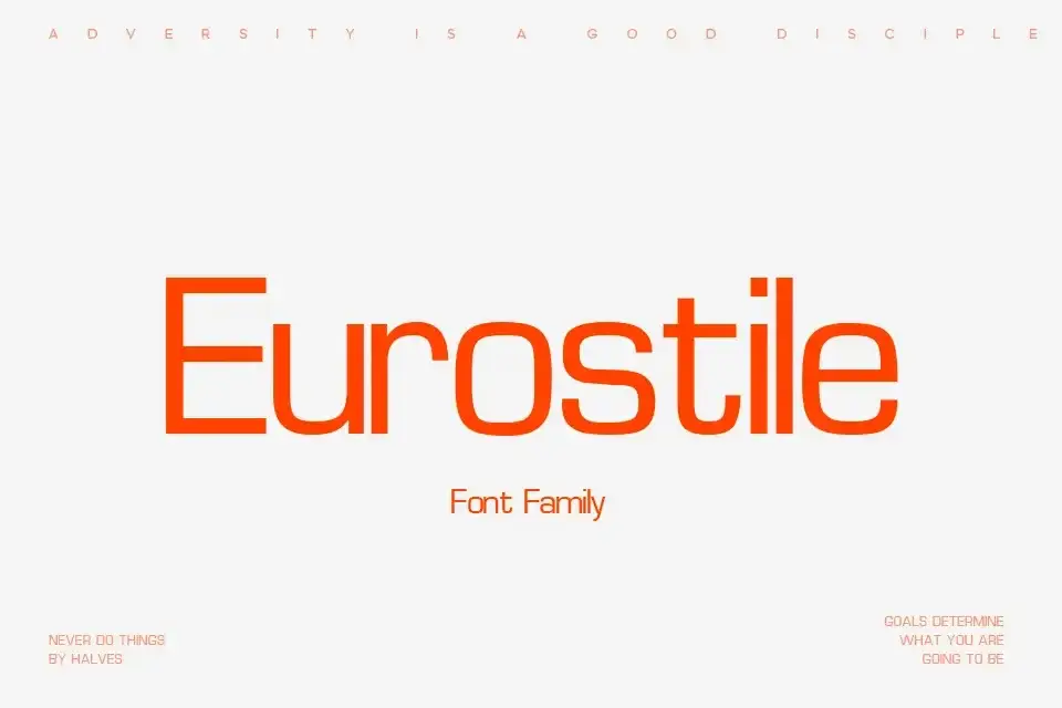 Eurostile Font Family