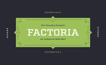 Factoria Font Family