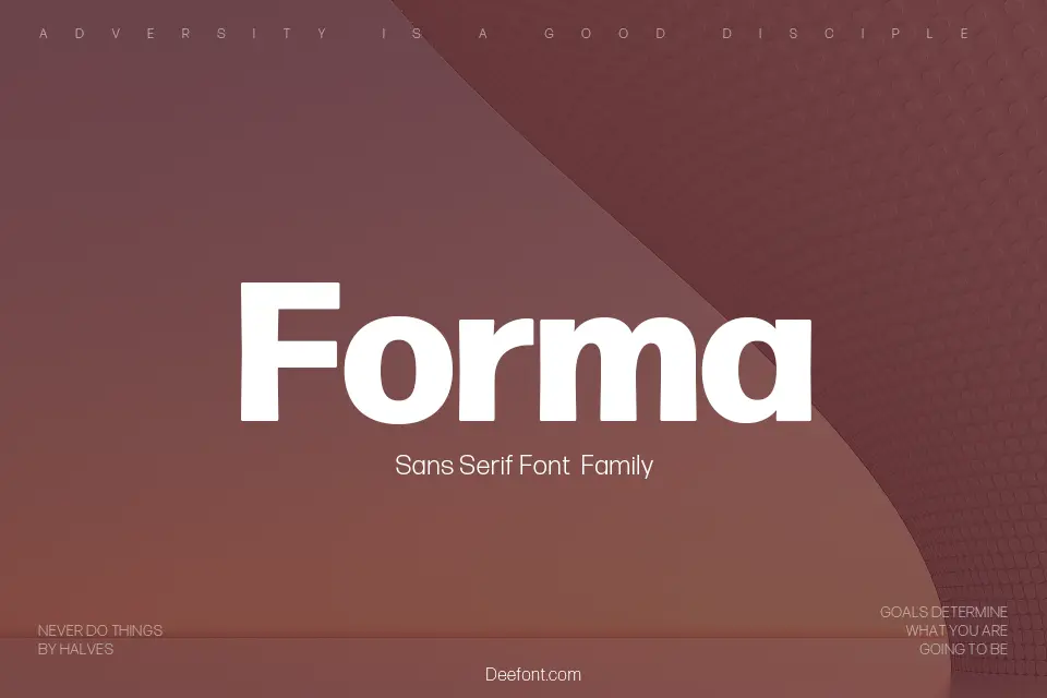 Forma Font Family