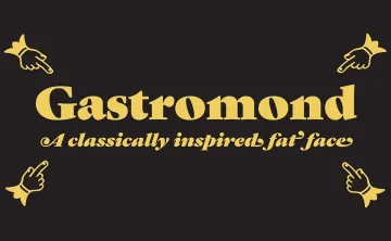 Gastromond Font