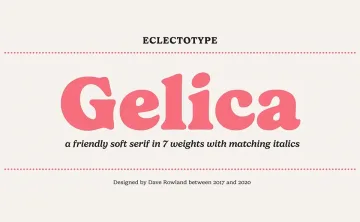 Gelica Font Family