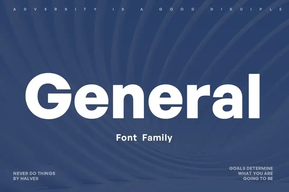 General Sans Font Family