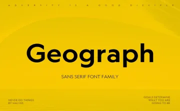 Geograph Font Family