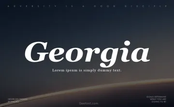 Georgia Font Family