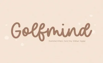 Golfmind Font