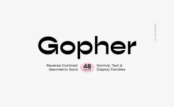 Gopher Font Family