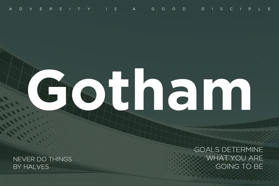 Gotham Font Family