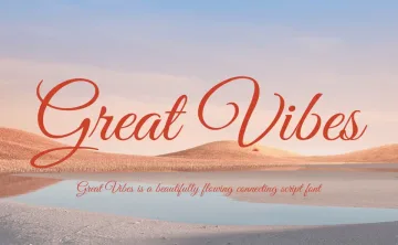 Great Vibes Font