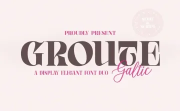 Groute Font