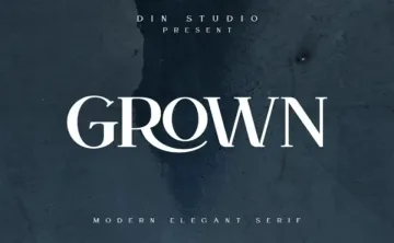 Grown Font