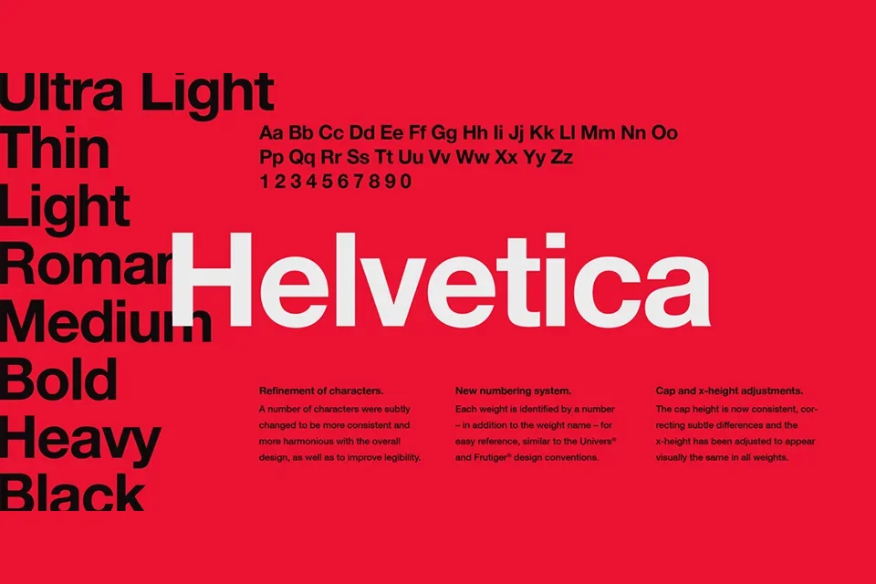 Helvetica Font Family