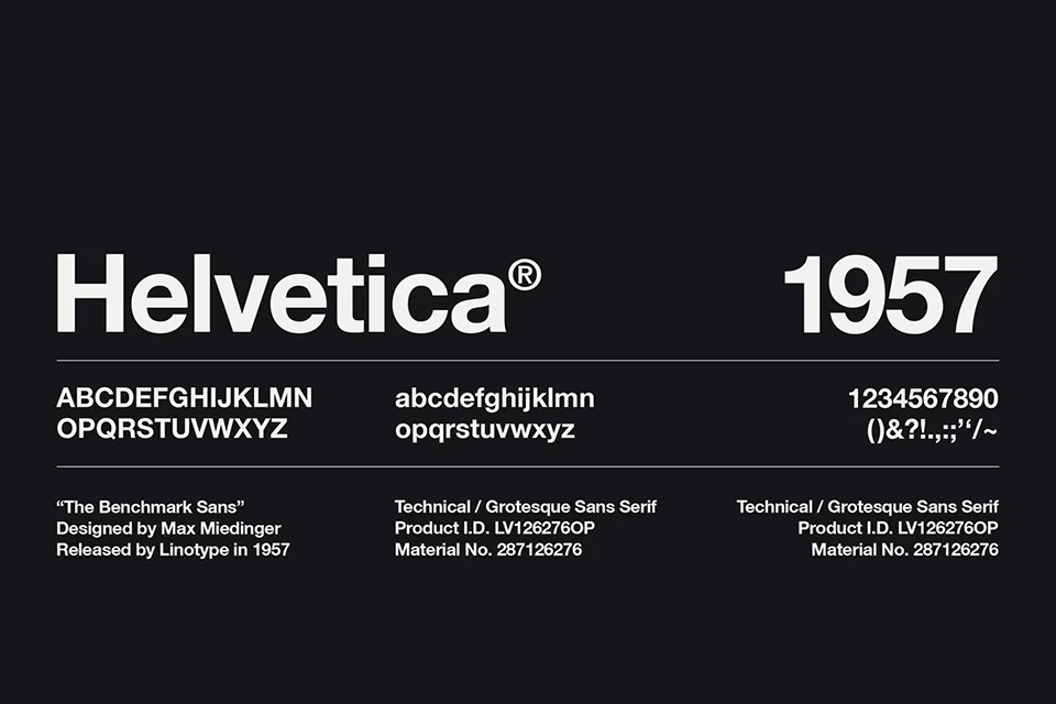 Helvetica Font