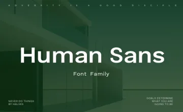 Human Sans Font Family