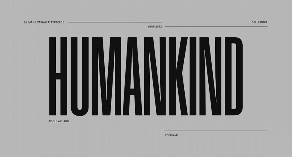 Humane Free Typeface