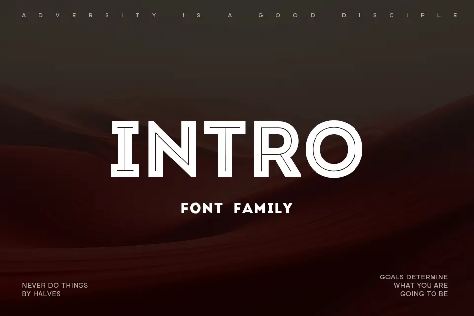 Intro Font