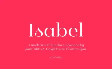 Isabel Font Family