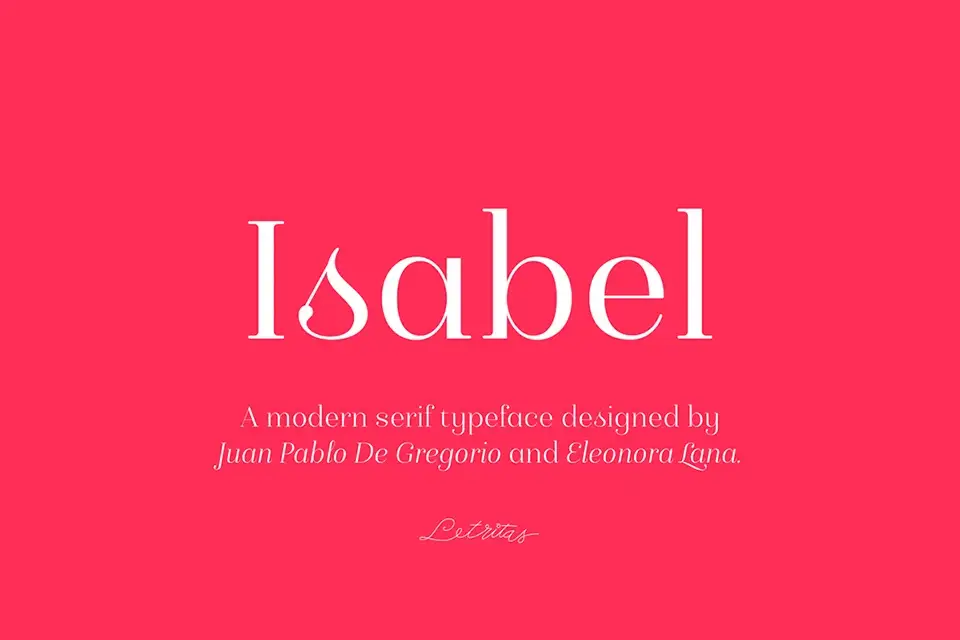 Isabel Font Family