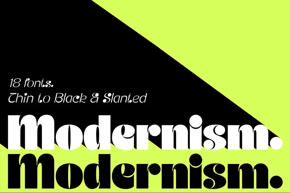 JT Modernism Font