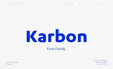 Karbon Font Family