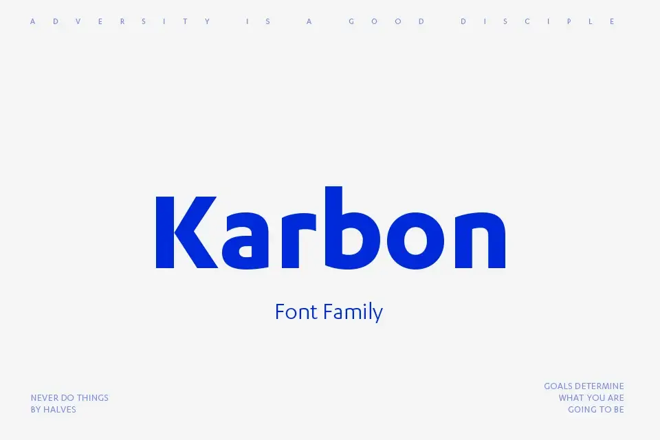 Karbon Font Family