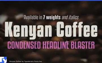 Kenyan Coffee Font