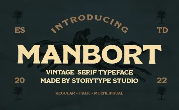 Manbort Font