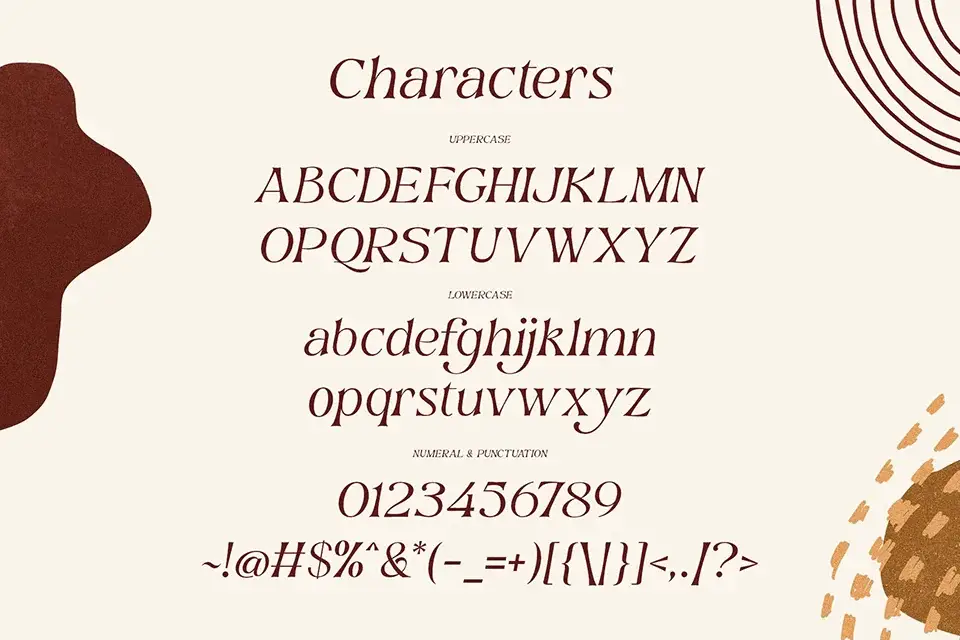 Mahony Browns Font