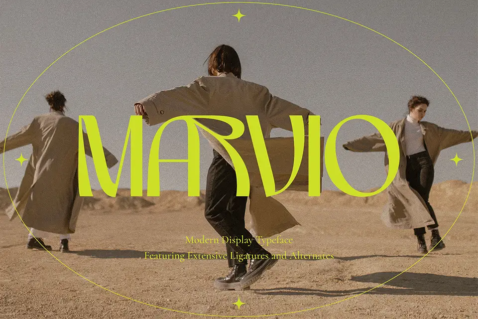 Marvio Display Font