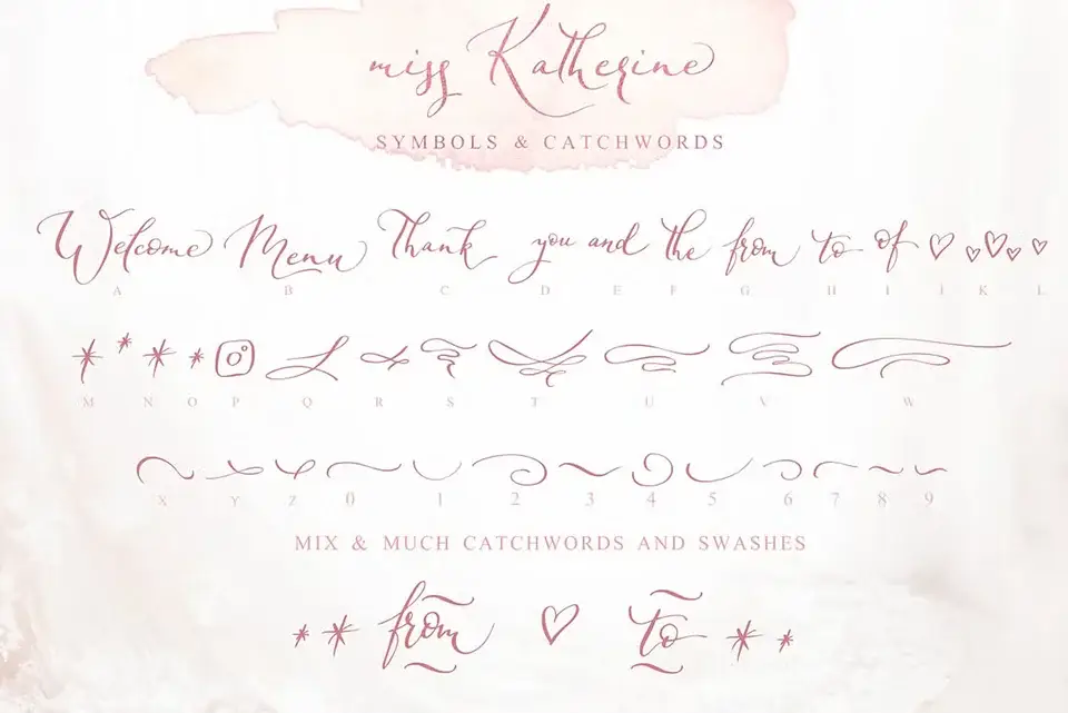 Miss Katherine Script Font