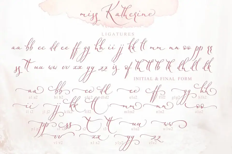 Miss Katherine Script Font