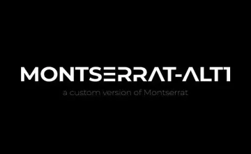 Montserrat-Alt1 Font Family