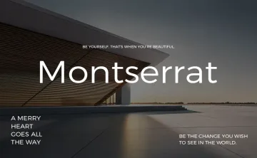 Montserrat Font Family