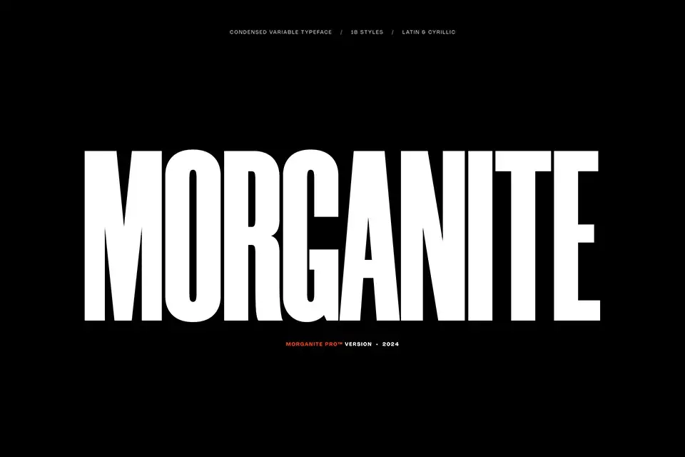 Morganite Pro Font Family