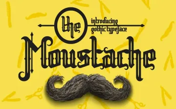 Moustache Font