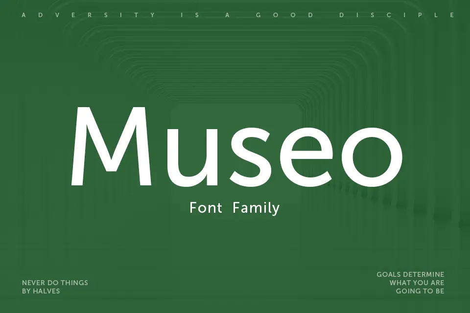 Museo Sans Font Family