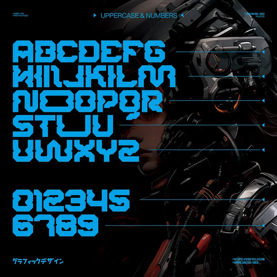 Futuristic Mecha Font