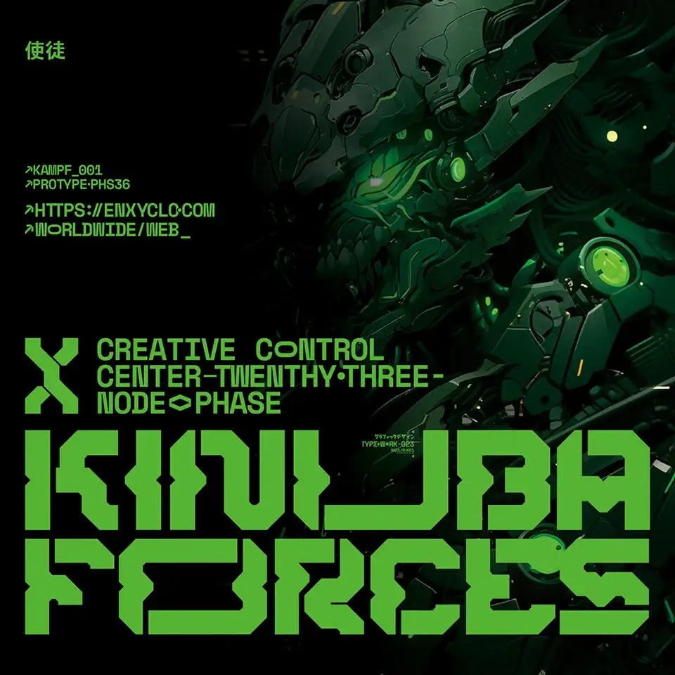 Futuristic Mecha Font