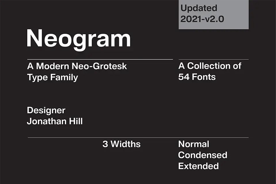 Neogram Font Family