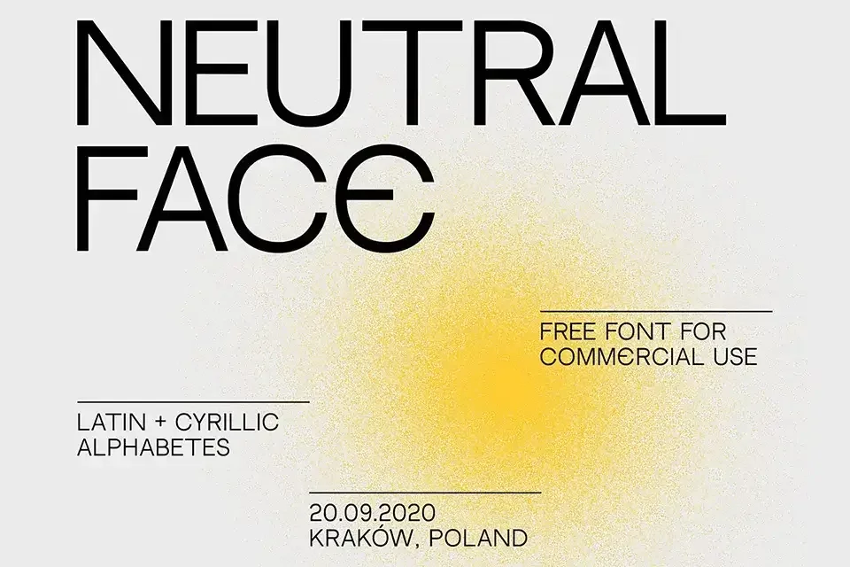 Neutral Face Font Family