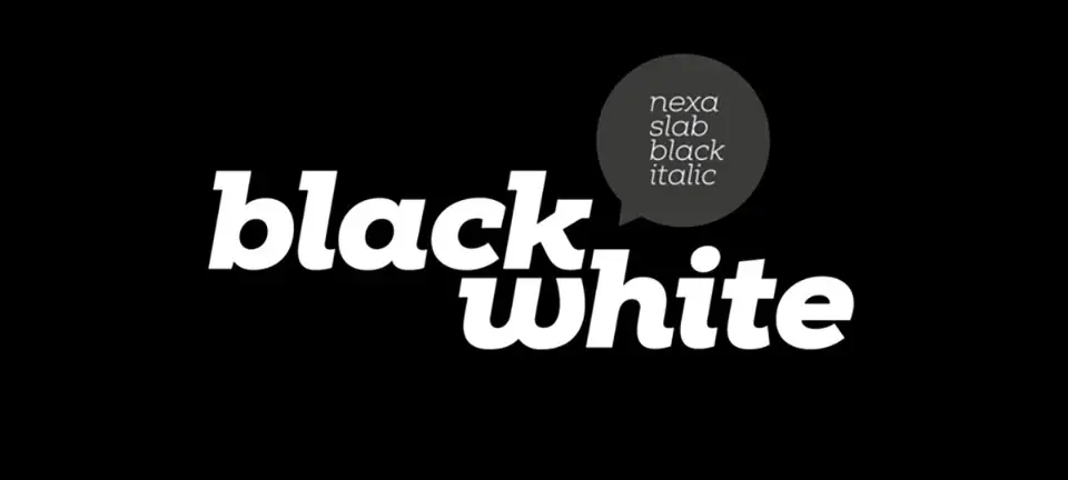 Nexa Slab Font Family