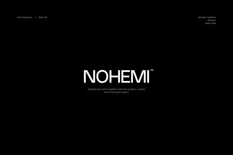 Nohemi Font Family