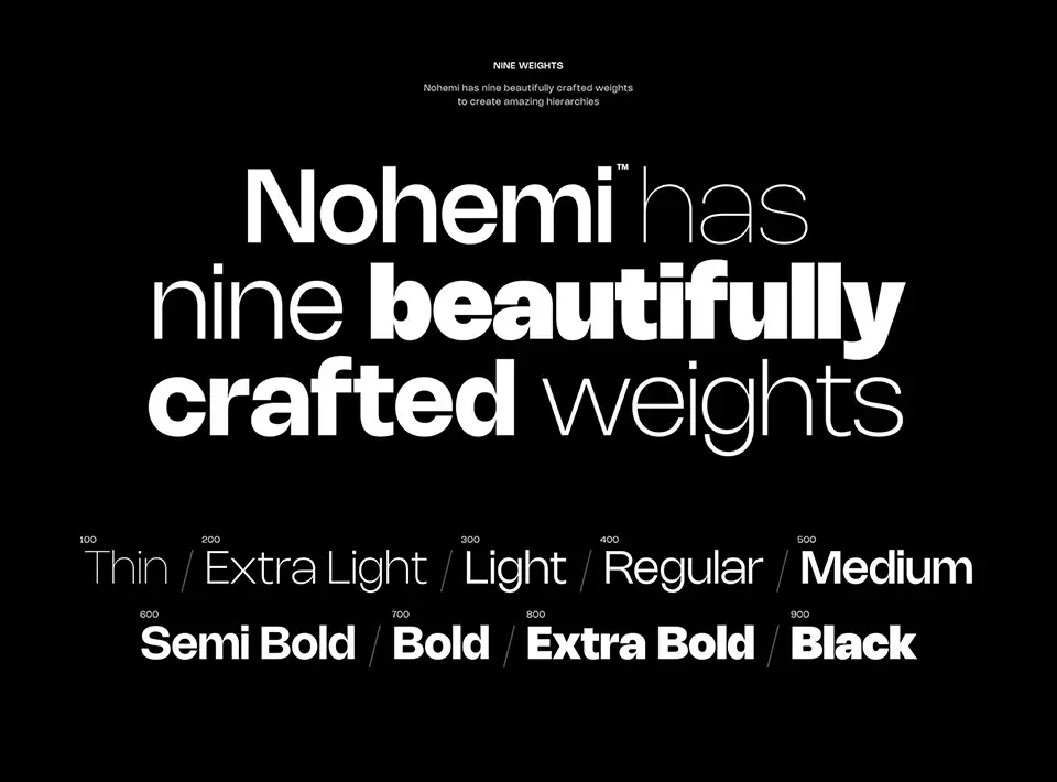 Nohemi Font Family