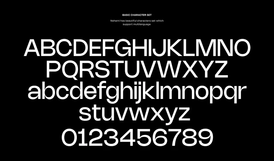 Nohemi Font Family