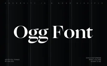 Ogg Font Family