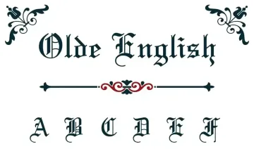 Olde English Font