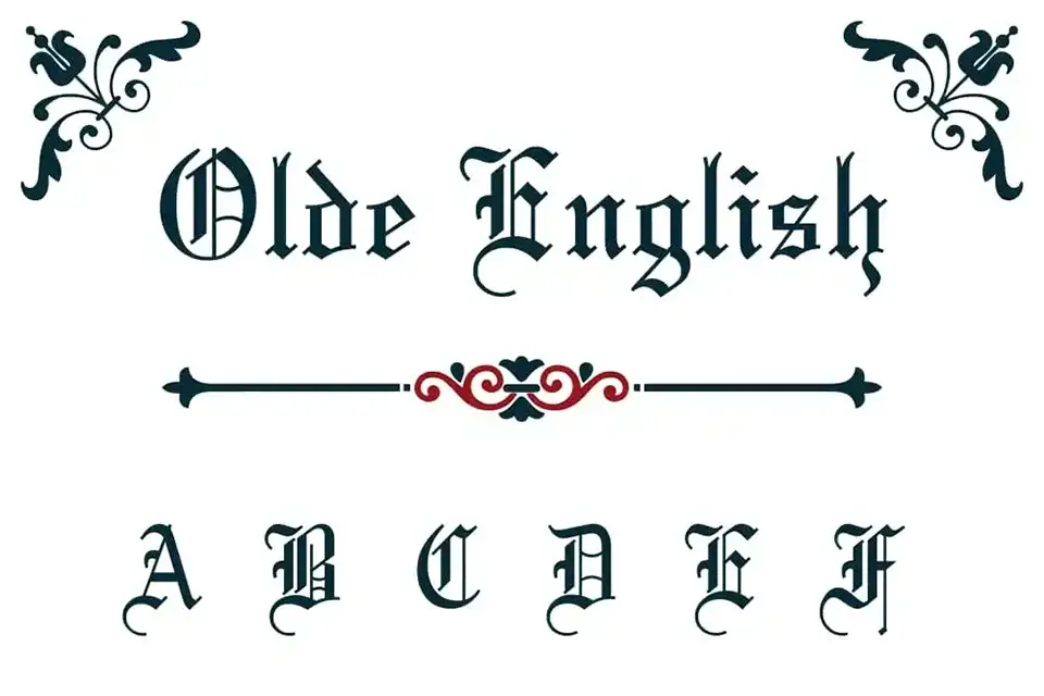 Old English Font