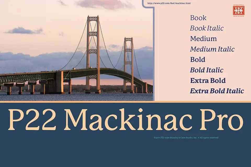 P22 Mackinac Font Family