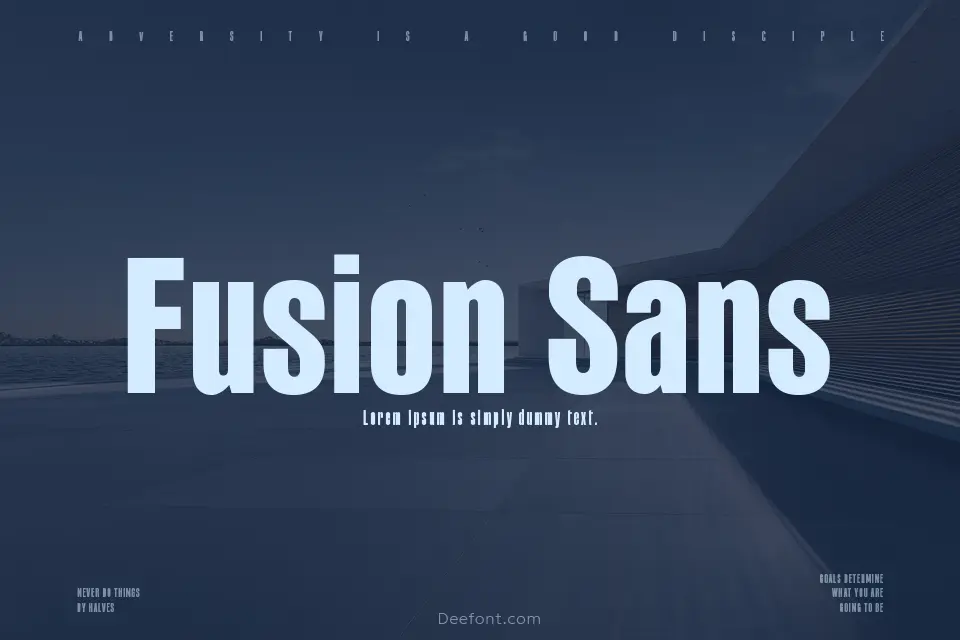 PF Fusion Sans Font